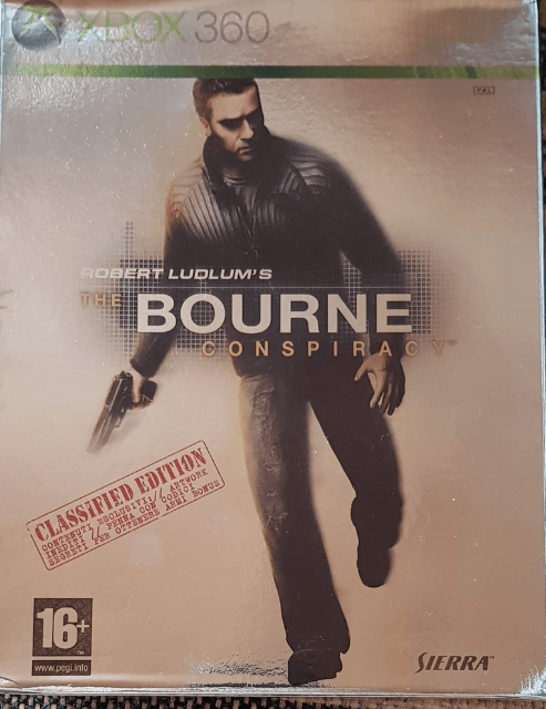 Robert Ludlum's The Bourne Conspiracy box art for Xbox 360